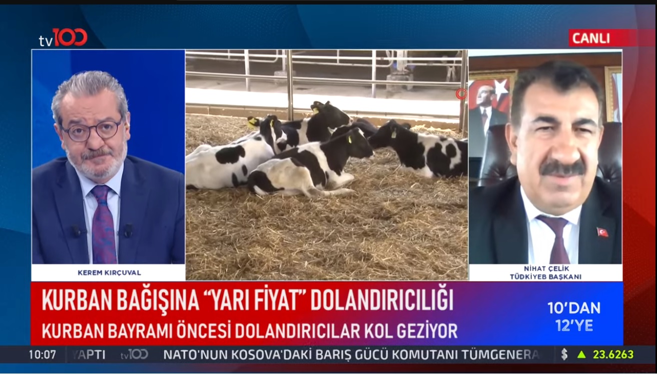 GENEL BAŞKANI ÇELİK, TV 100 DE GÜNDEMİ DEĞERLENDİRDİ