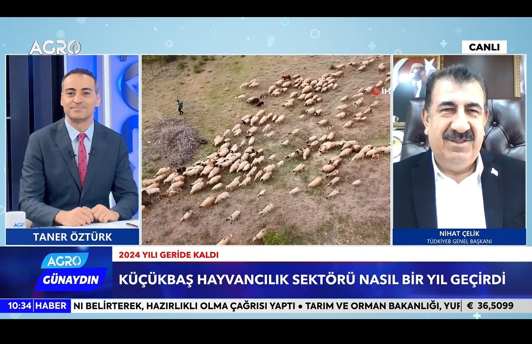 BAKAN ELK, SEKTRN 2025 YILI BEKLENTLERN AGRO TV DE AIKLADI