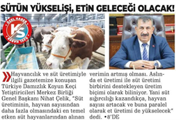 TDKYEB BAKANI NHAT ELK KONYA NIN SES GAZETESNE KONUTU