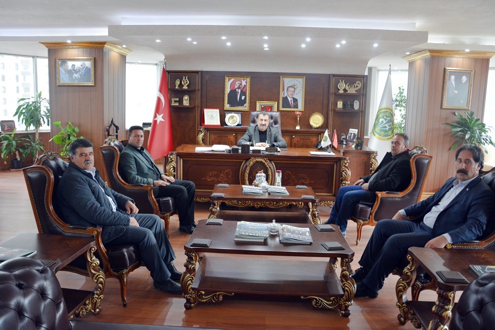 ERC L MUHTARLARDAN TDKYEB GENEL BAKANI ELK E ZYARET