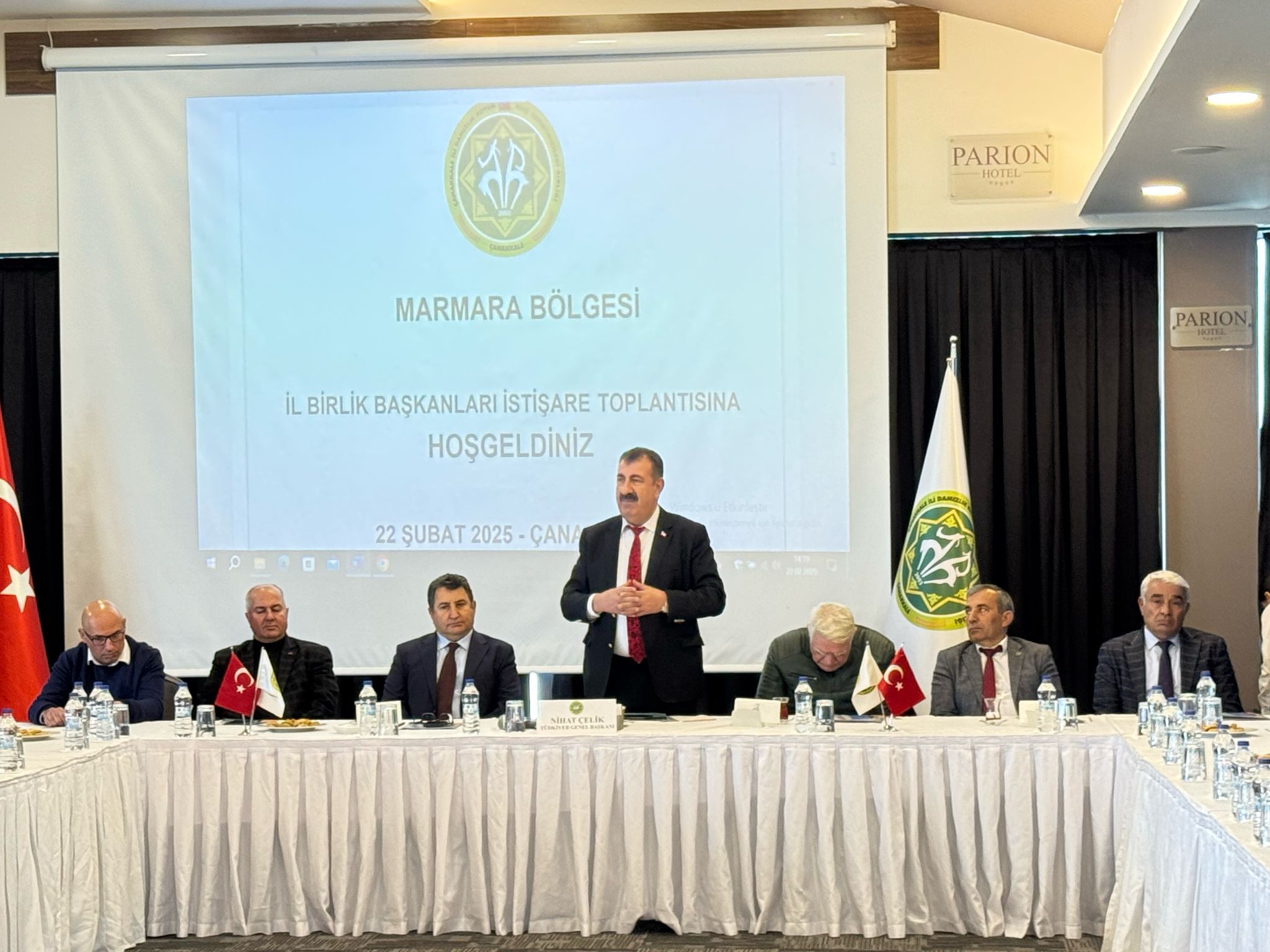 TDKYEB MARMARA BLGES BAKANLARI TOPLANTISI ANAKKALE DE YAPILDI